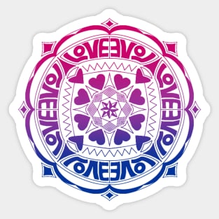 Bi Pride Mandala Sticker